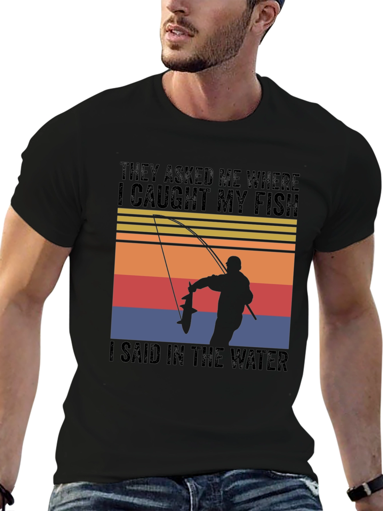 Fishing T-Shirt - Caught My Fish