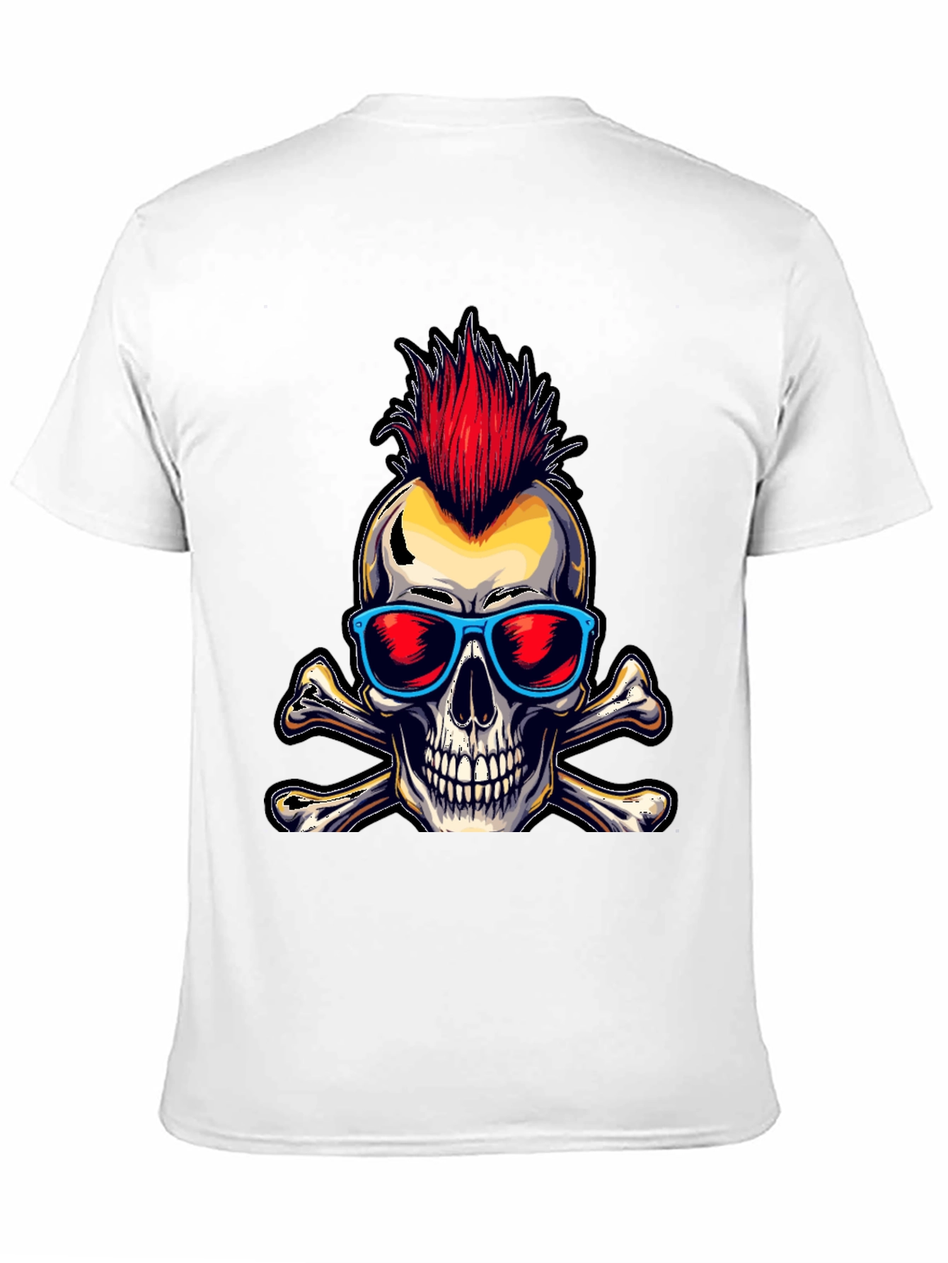 Punk Skull & Crossbones Graphic Tee