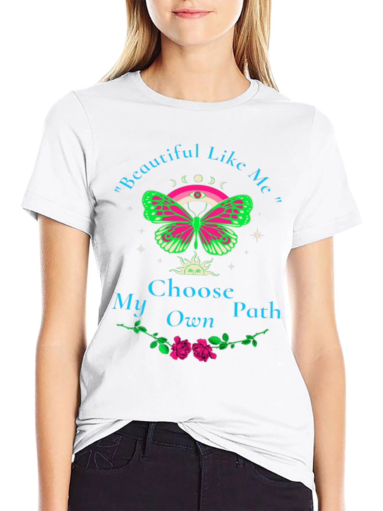Beautiful Like Me Butterfly T-Shirt