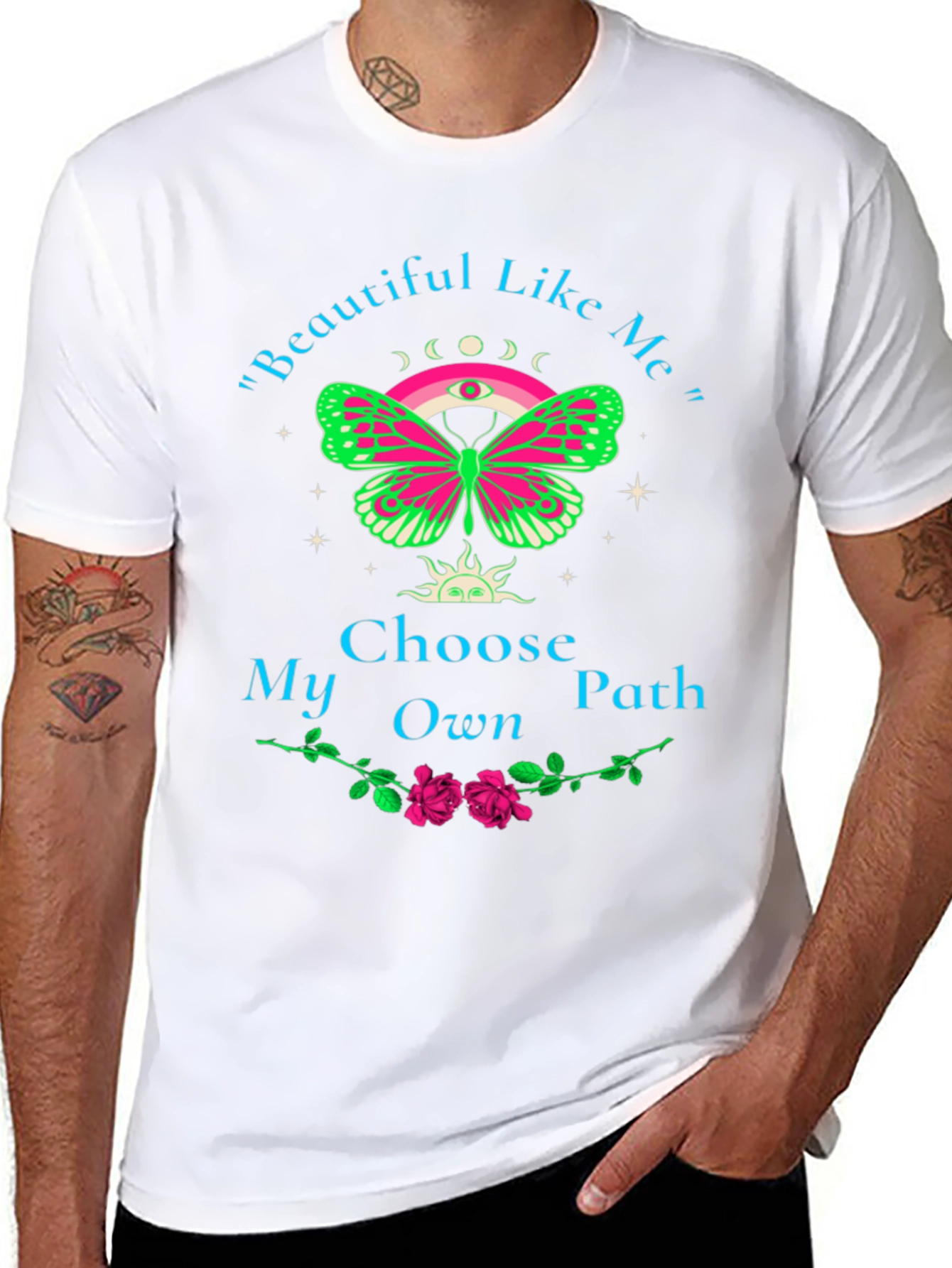 Beautiful Like Me Butterfly T-Shirt