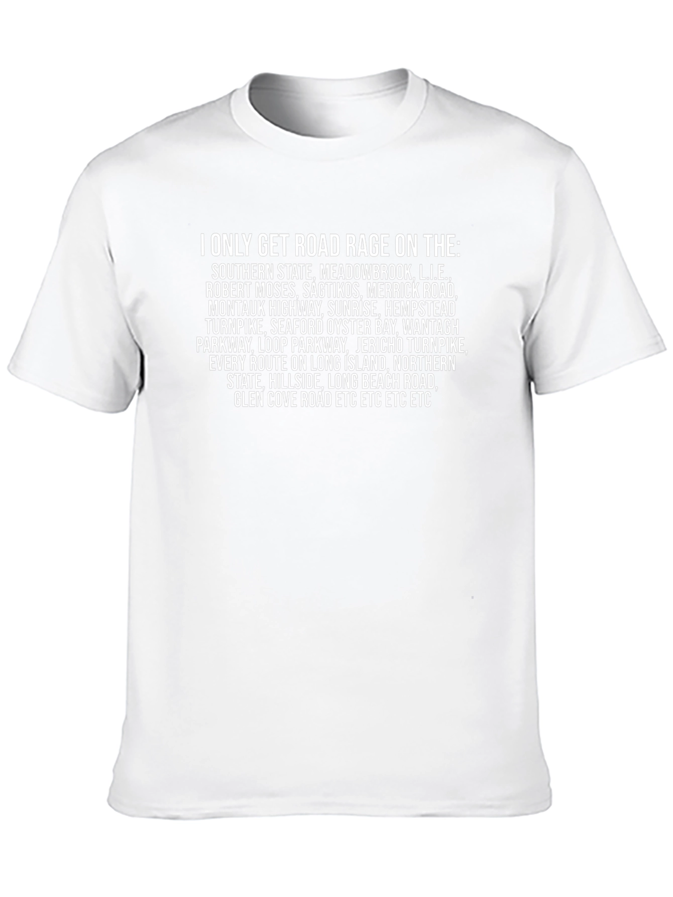 Road Rage T-Shirt - Long Island Highways