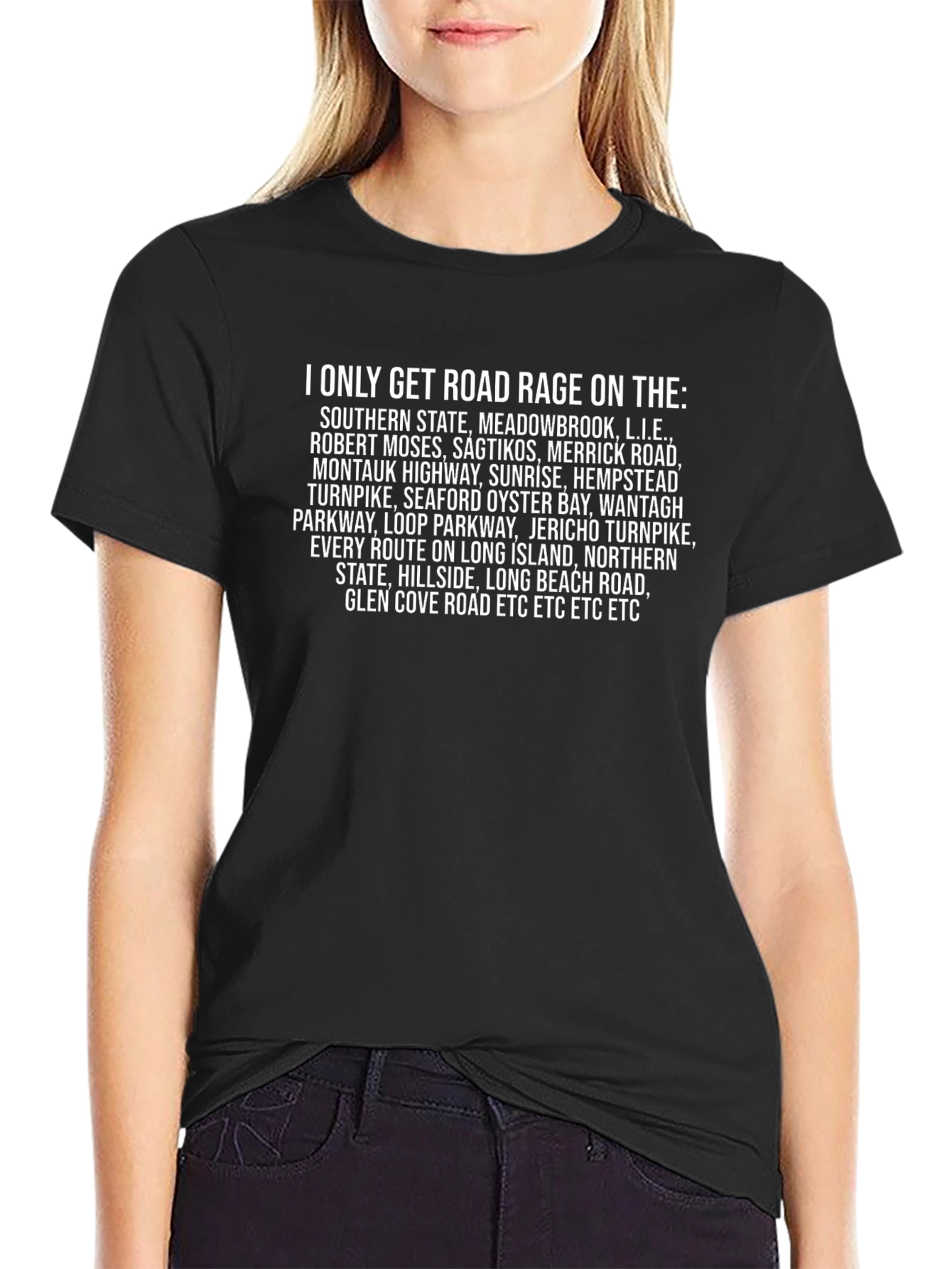 Road Rage T-Shirt - Long Island Highways