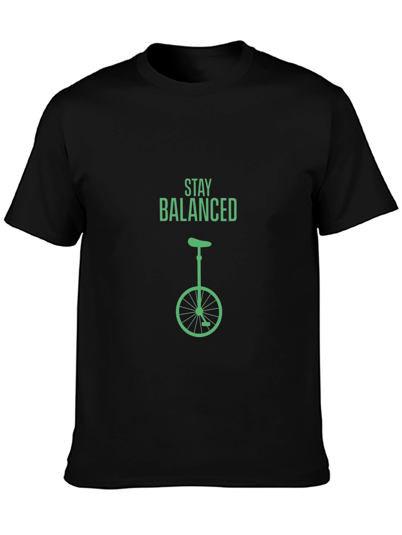 Stay Balanced Unicycle Graphic Tee