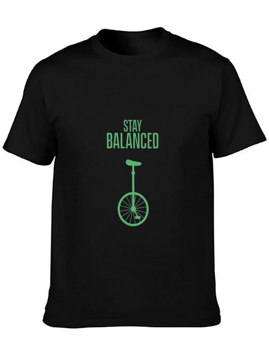 Stay Balanced Unicycle Graphic Tee