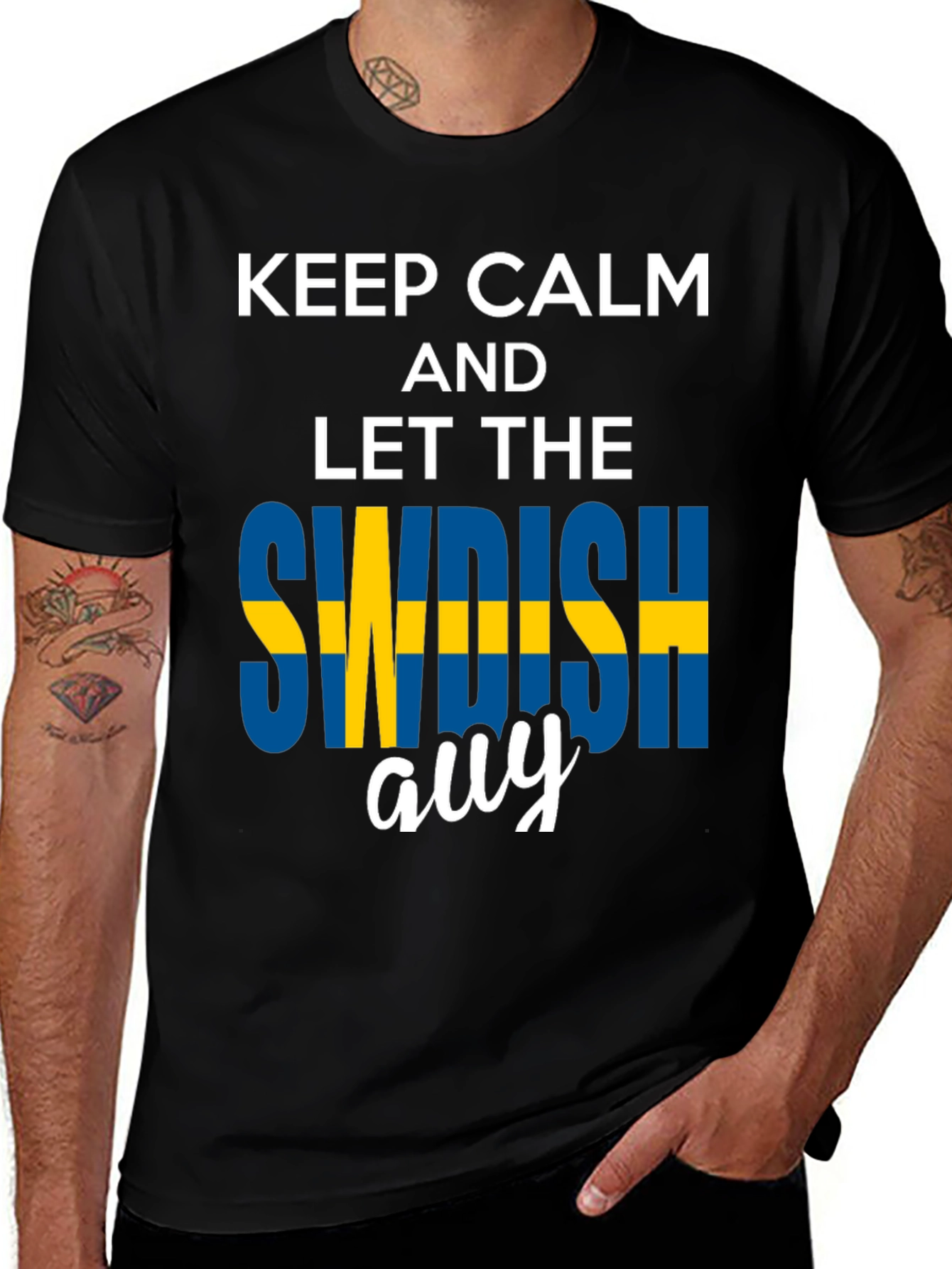 Keep Calm Swedish Guy T-Shirt