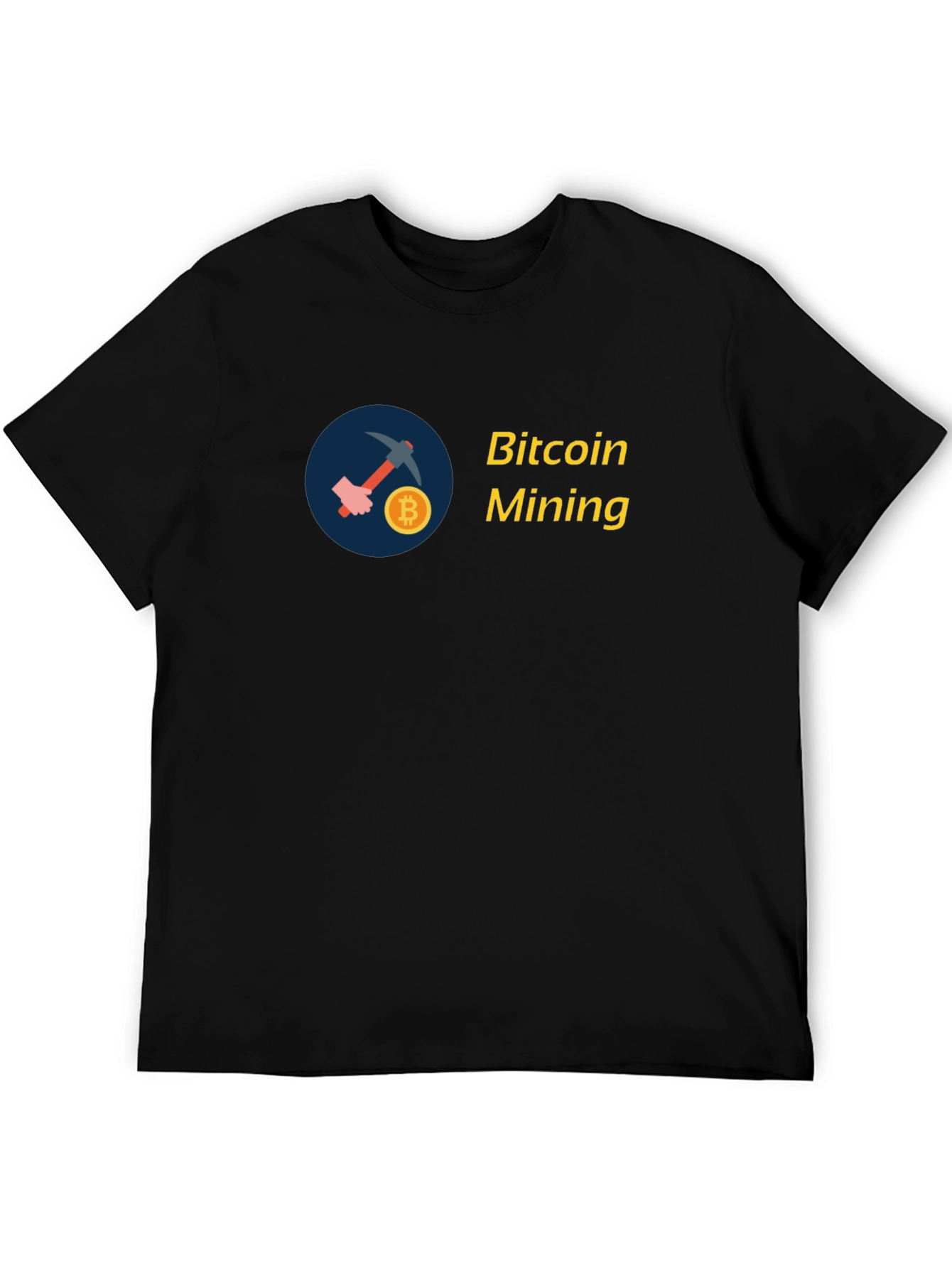 Bitcoin Mining T-Shirt - Crypto Design