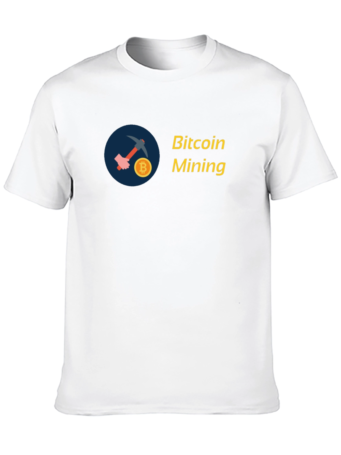 Bitcoin Mining T-Shirt - Crypto Design