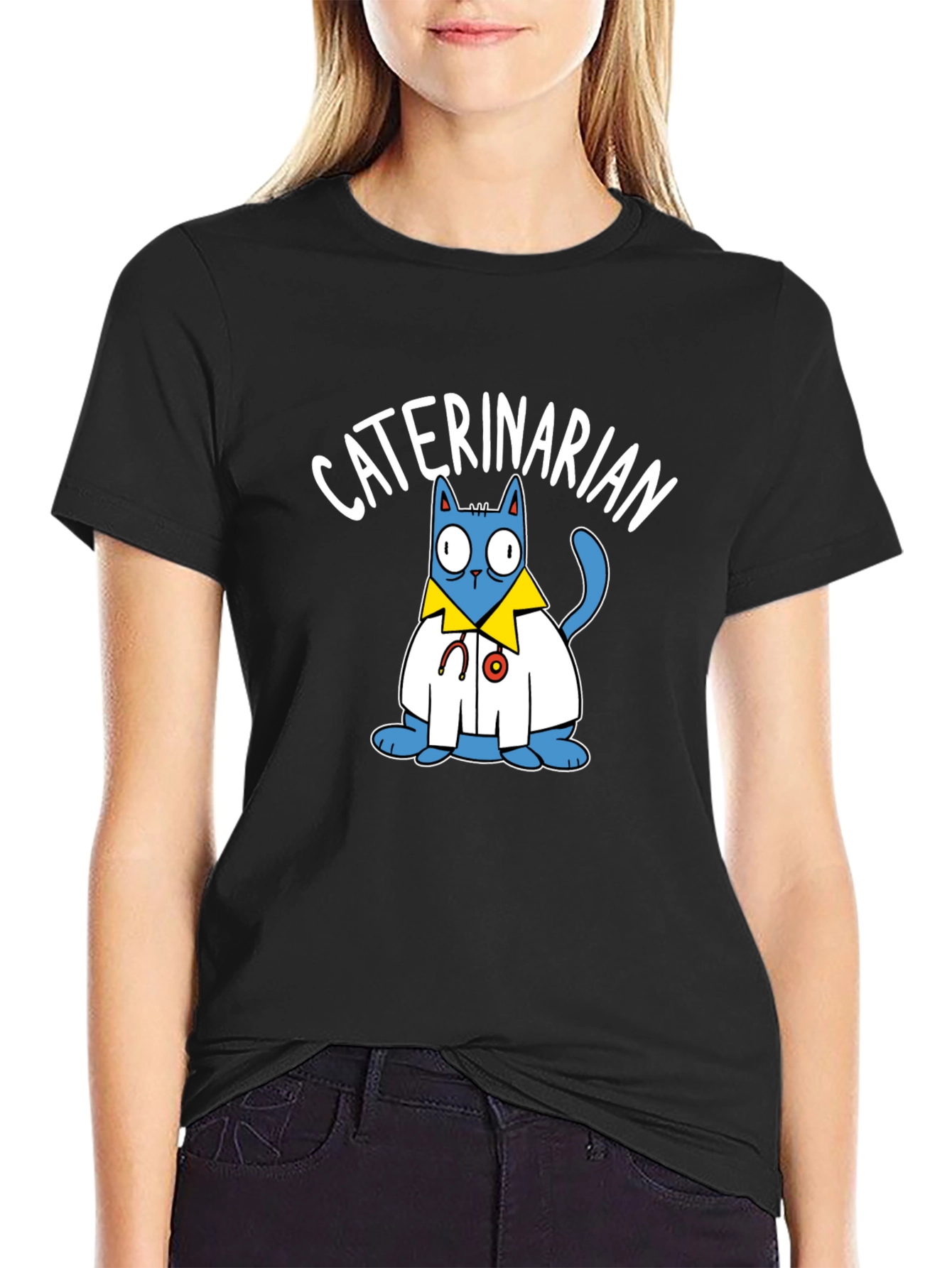 Caterinarian Cat T-Shirt - Veterinarian Humor Tee