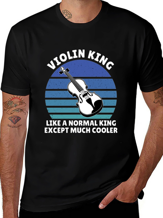 Violin King Graphic T-Shirt