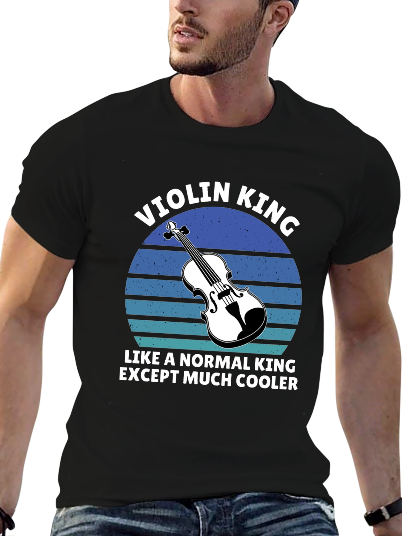 Violin King Graphic T-Shirt