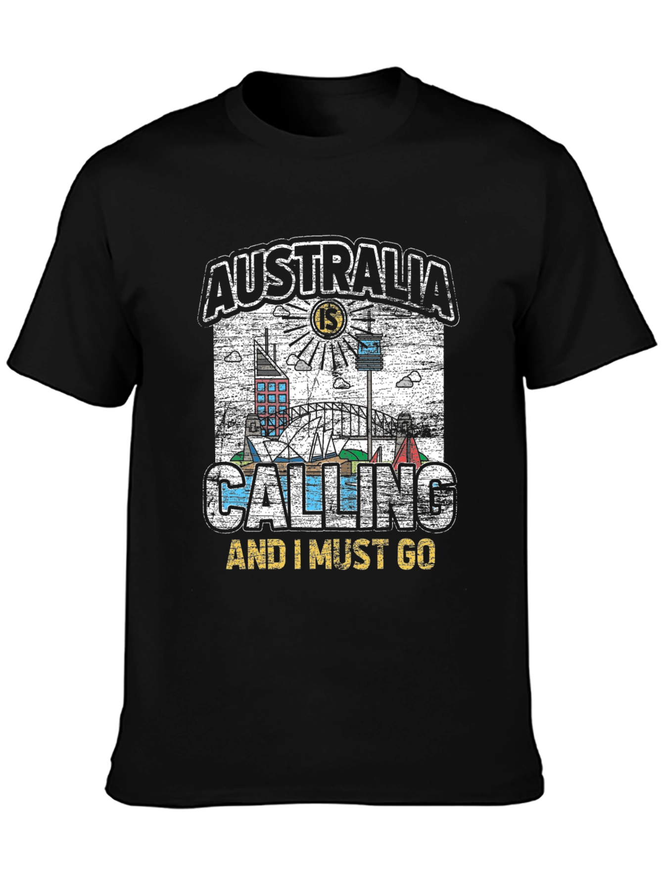 Australia Calling Graphic T-Shirt