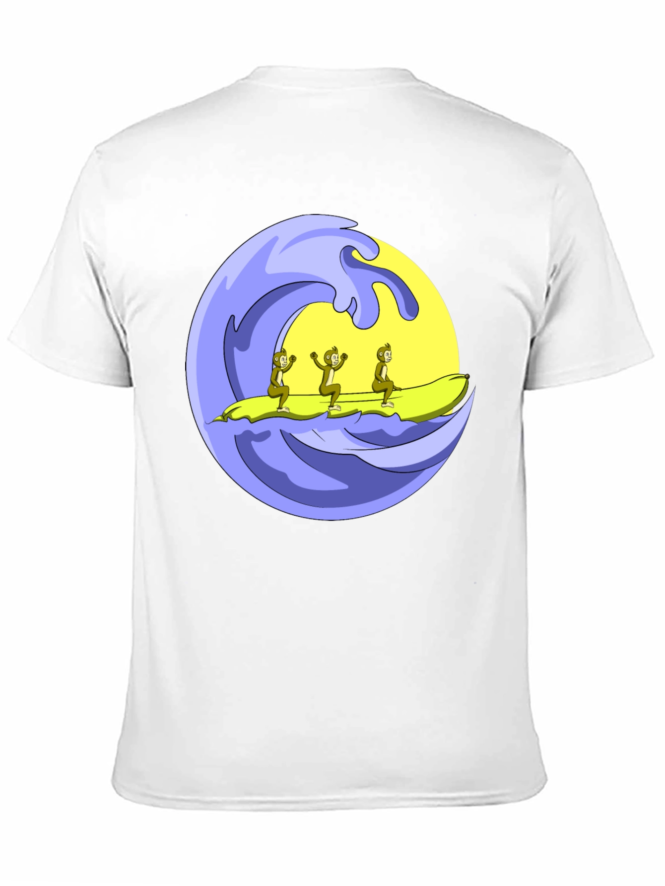 Monkey Banana Boat T-Shirt Funny Graphic Tee