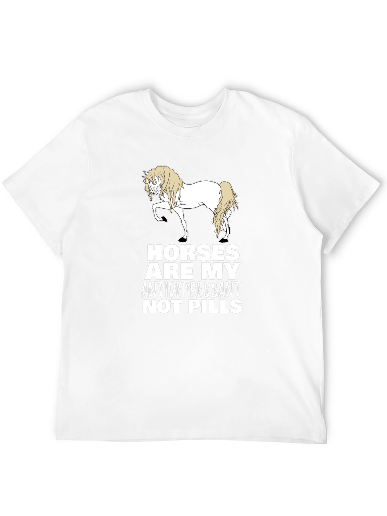 Horses Are My Antidepressant Graphic Tee