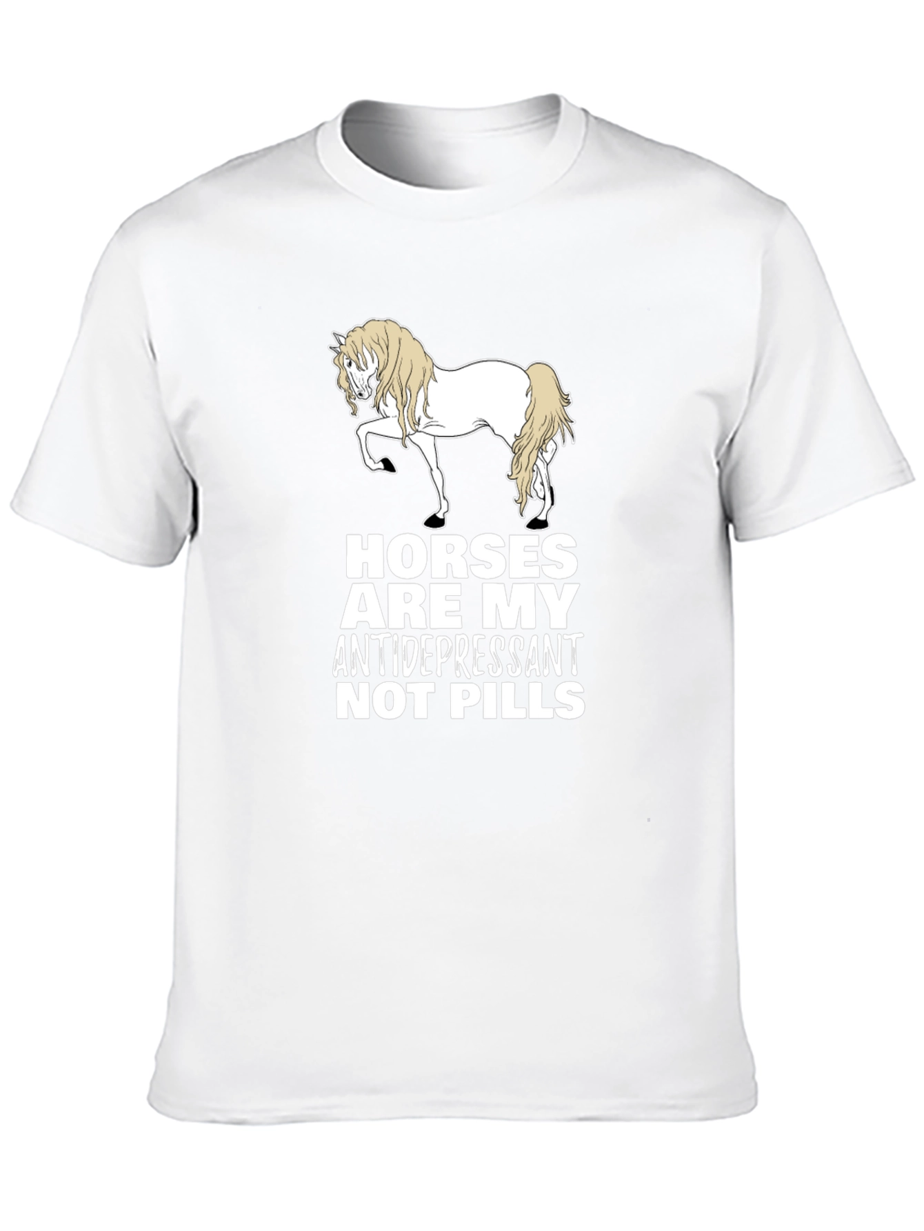 Horses Are My Antidepressant Graphic Tee