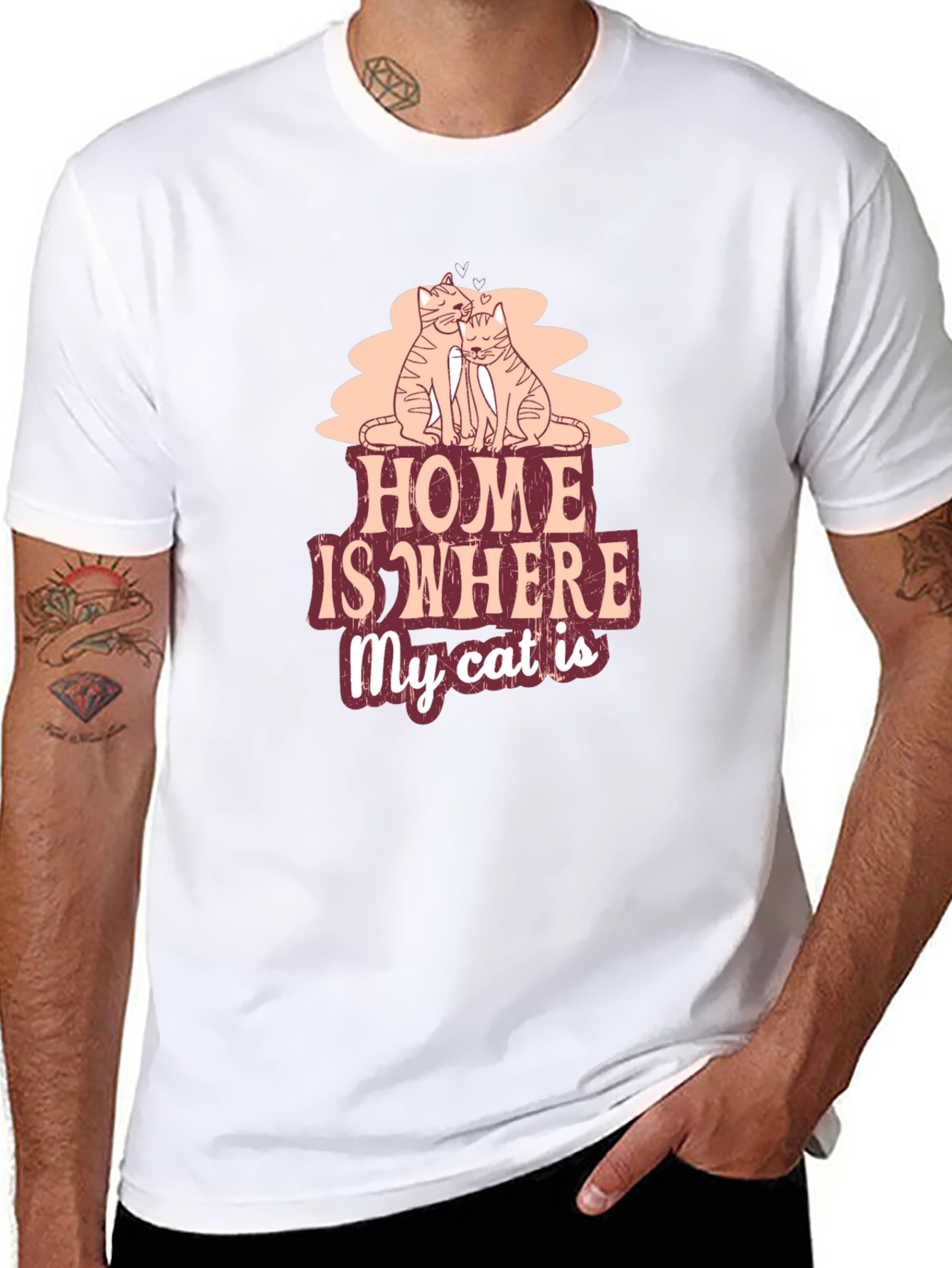 Home is Where My Cat Is T-Shirt