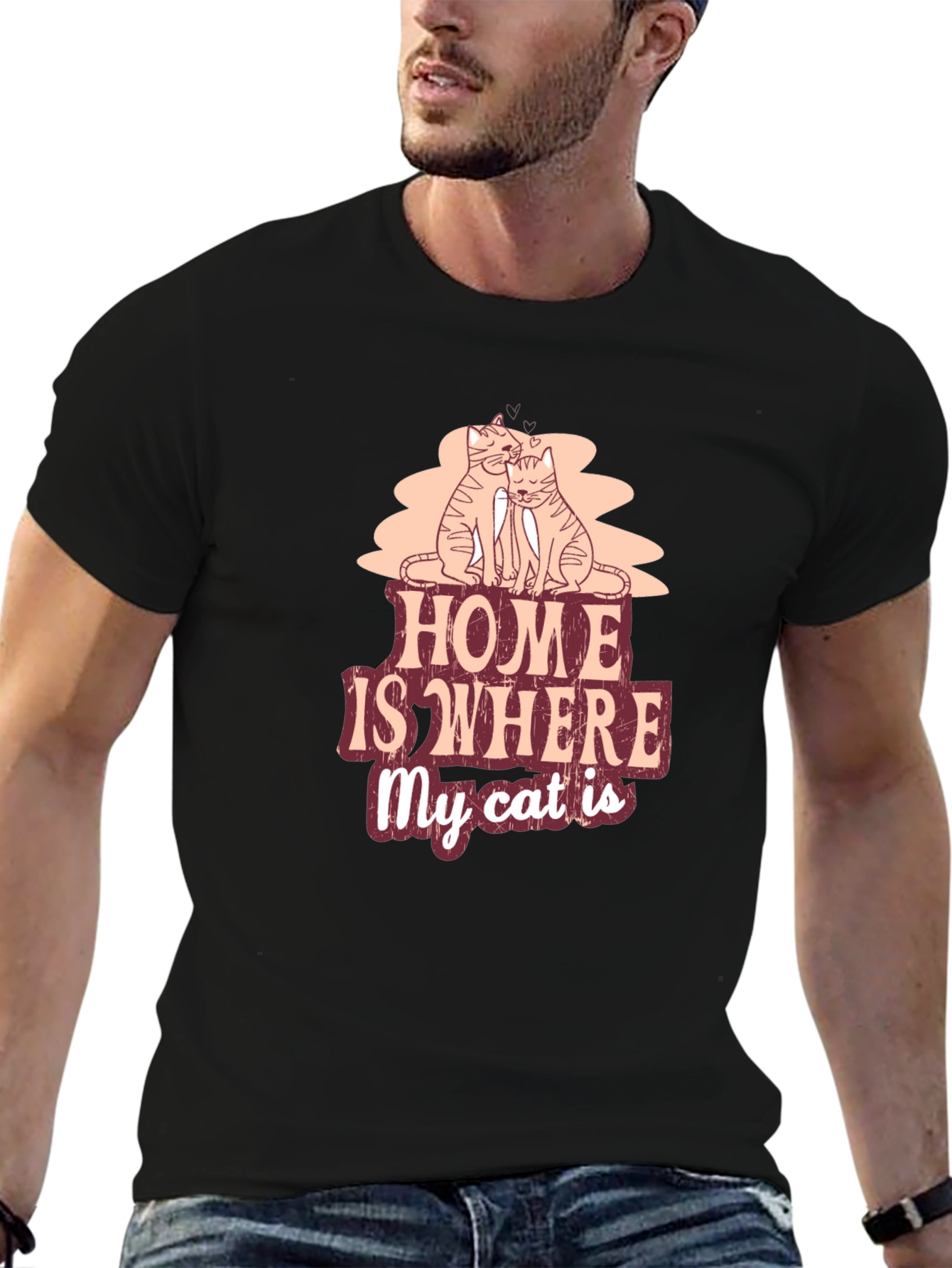Home is Where My Cat Is T-Shirt