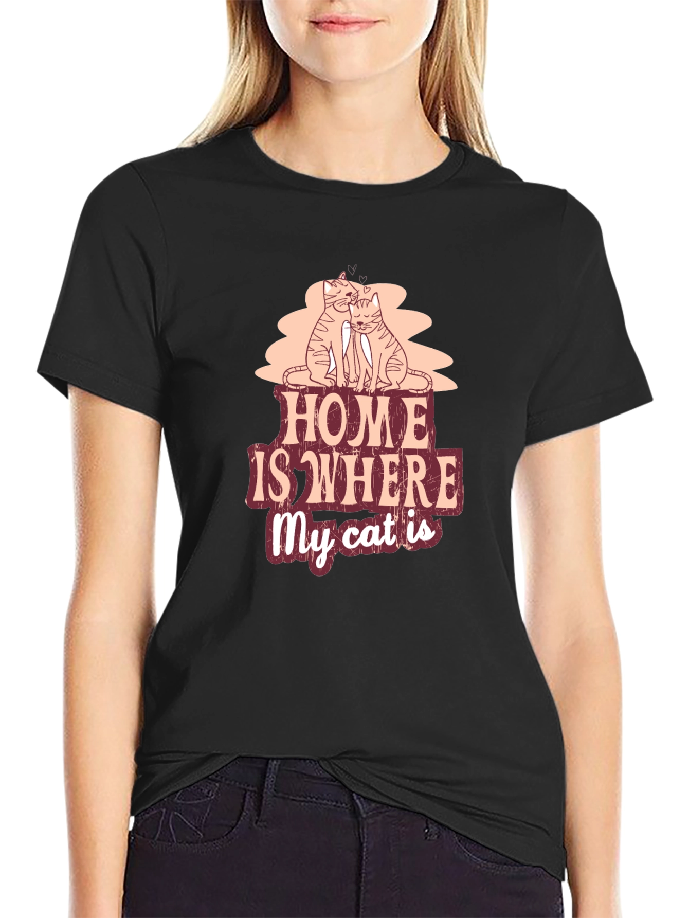 Home is Where My Cat Is T-Shirt
