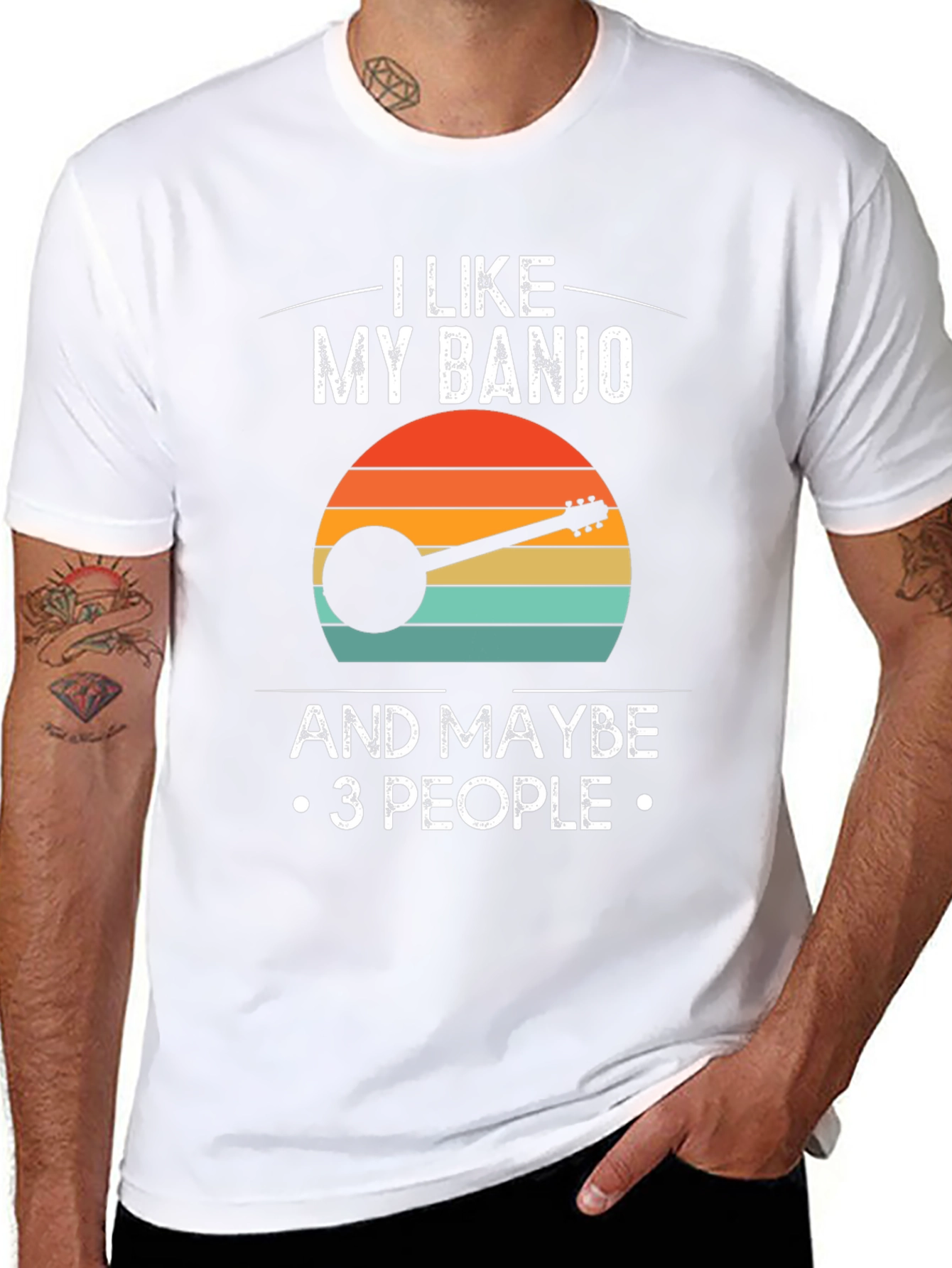 I Like My Banjo and Maybe 3 People T-Shirt
