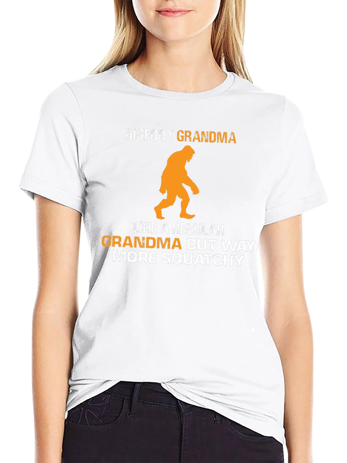 Bigfoot Grandma Graphic Tee - Squatchy Humor!