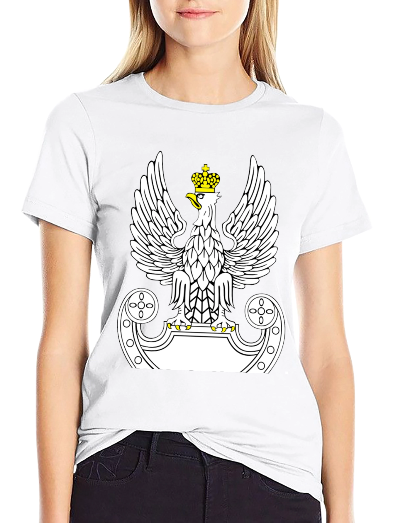 Polish Eagle T-Shirt - Black - Unisex