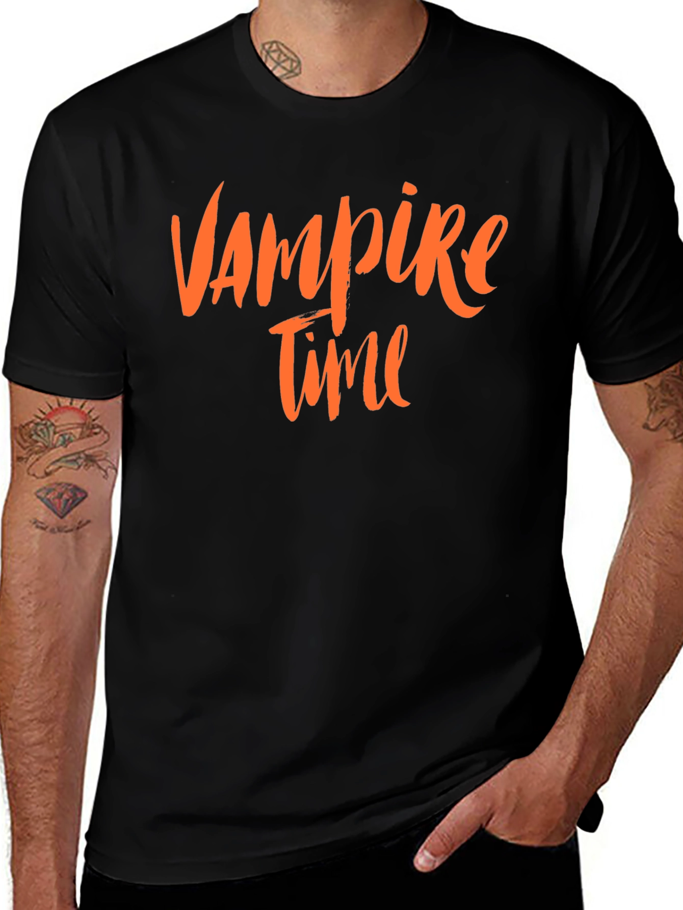 Vampire Time Graphic Tee - Halloween Edition