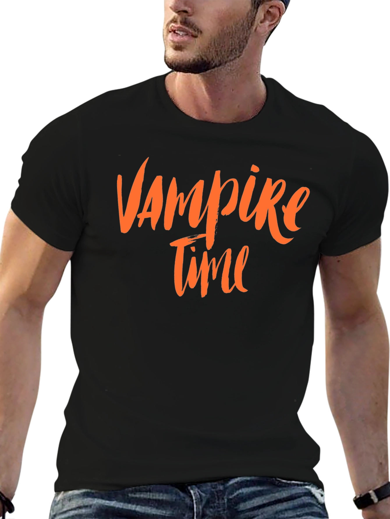 Vampire Time Graphic Tee - Halloween Edition
