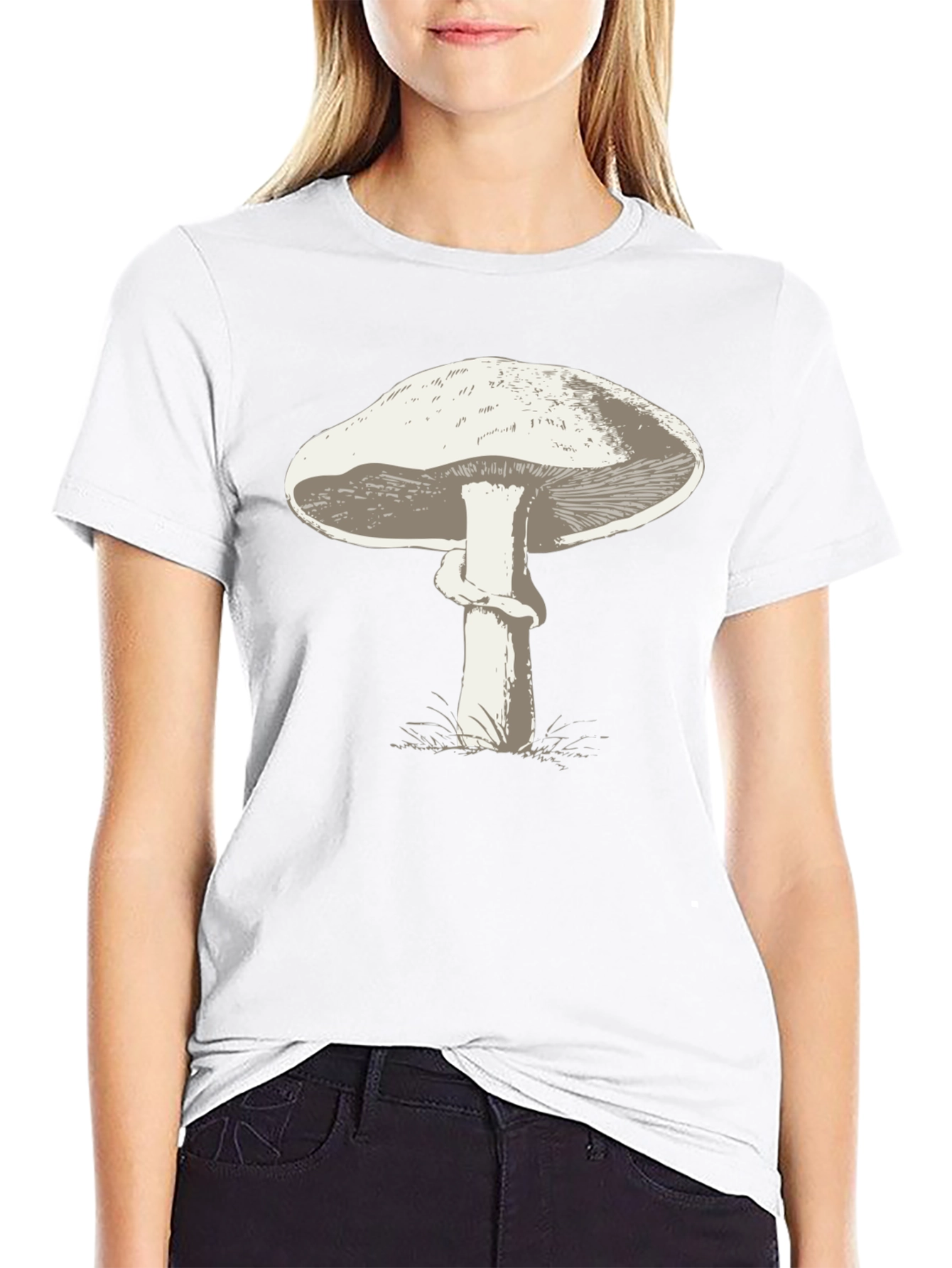 Mushroom Graphic Tee - Funky Fungi Design
