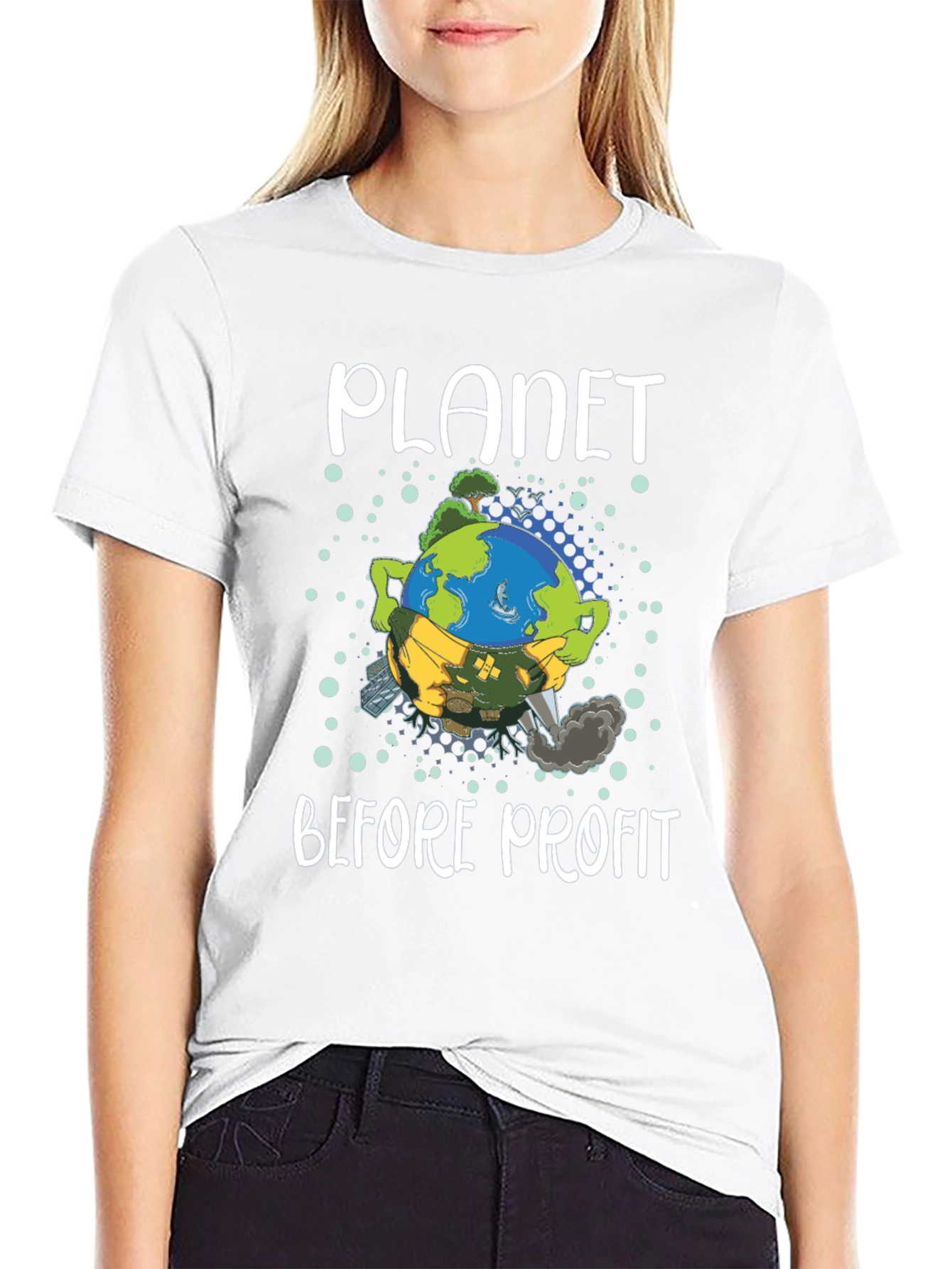 Planet Before Profit Graphic T-Shirt
