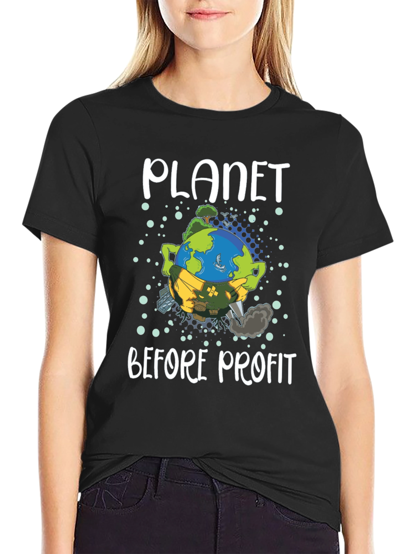 Planet Before Profit Graphic T-Shirt