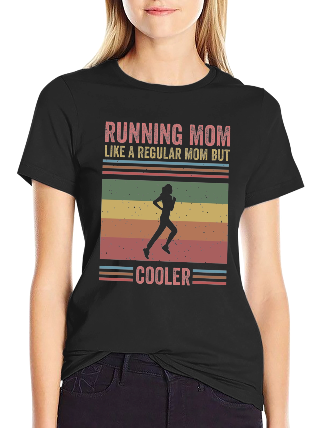 Running Mom Graphic T-Shirt