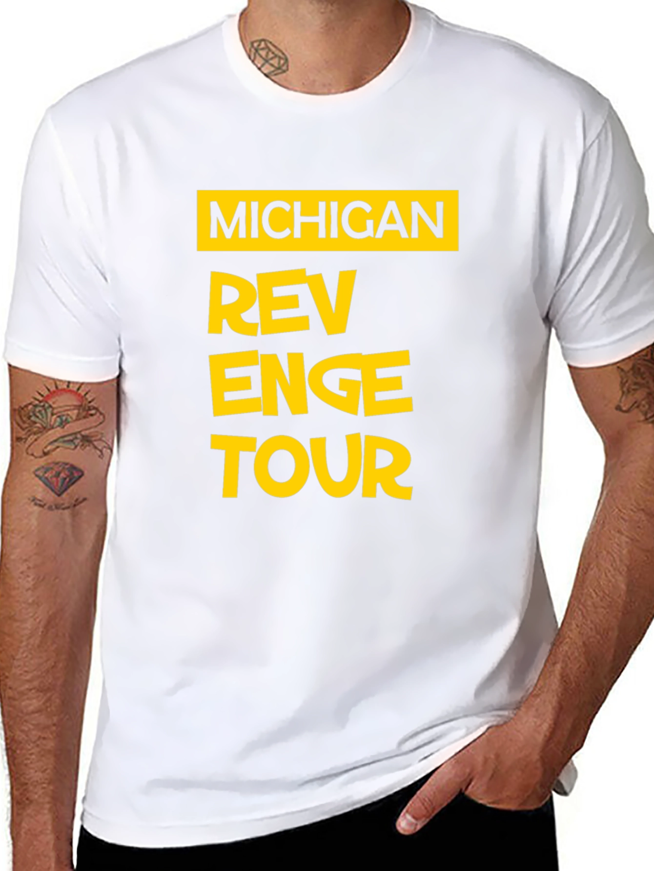 Michigan Revenge Tour Black T-Shirt