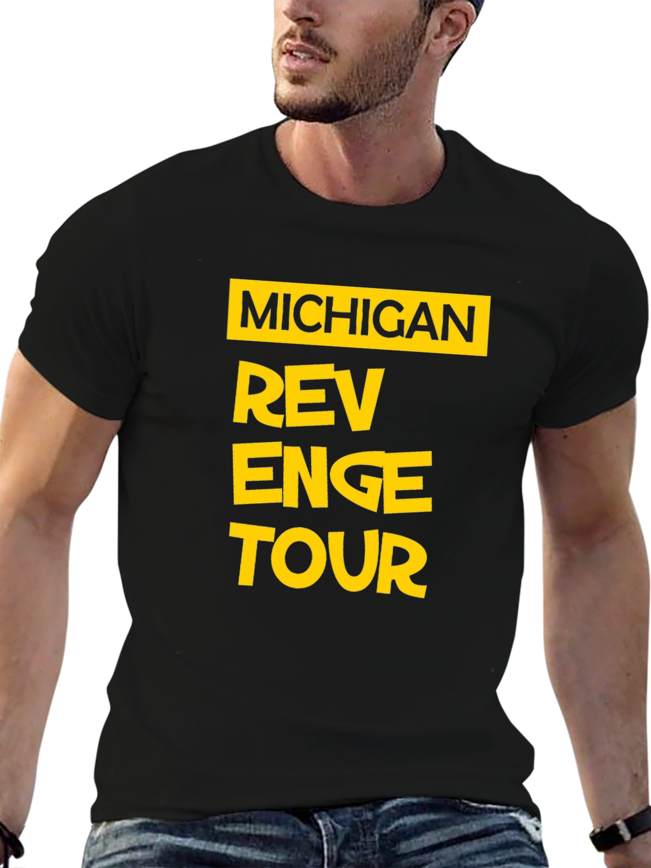 Michigan Revenge Tour Black T-Shirt