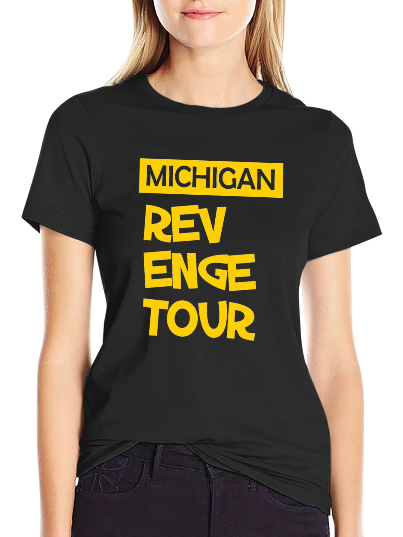 Michigan Revenge Tour Black T-Shirt