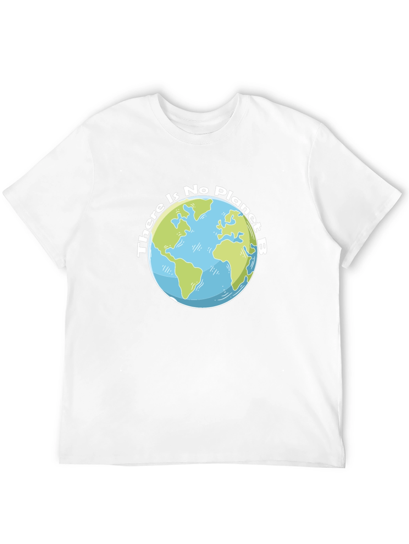 No Planet B Earth Graphic Tee - Black Cotton