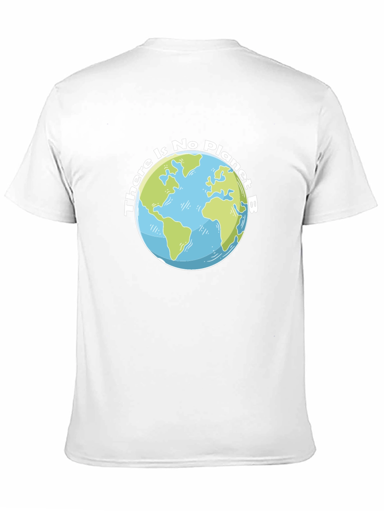 No Planet B Earth Graphic Tee - Black Cotton