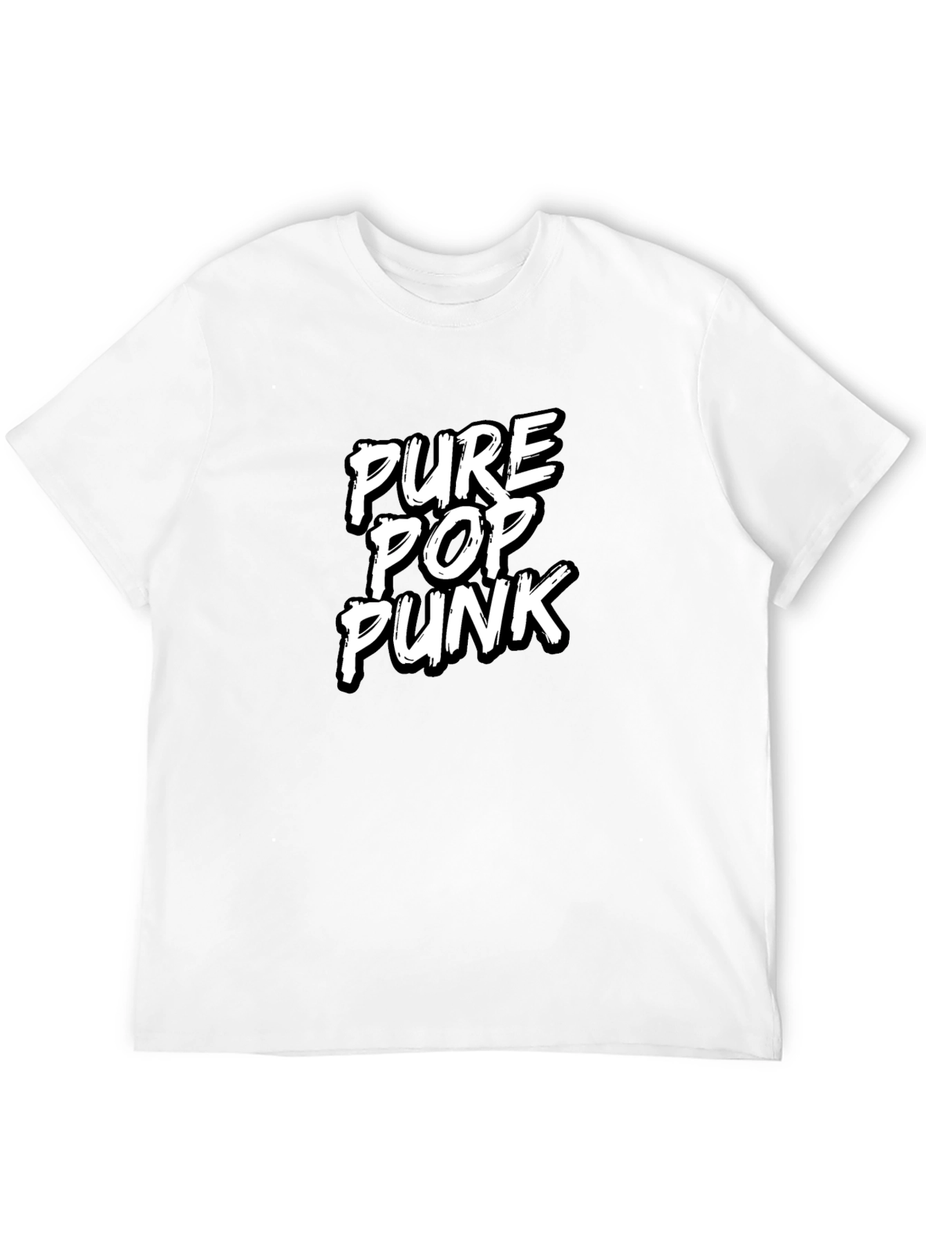 Pure Pop Punk Black Graphic Tee