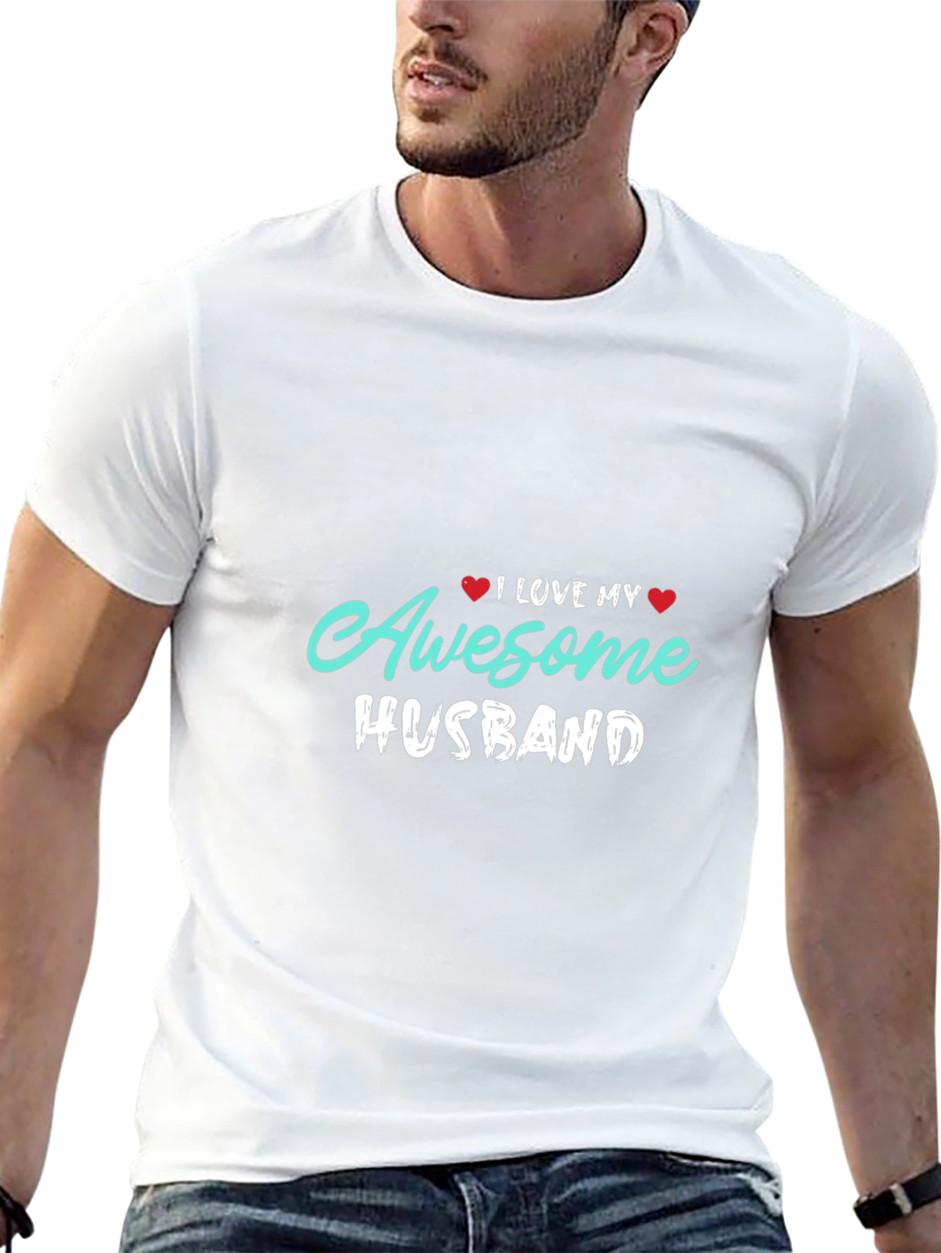 I Love My Awesome Husband Graphic Tee
