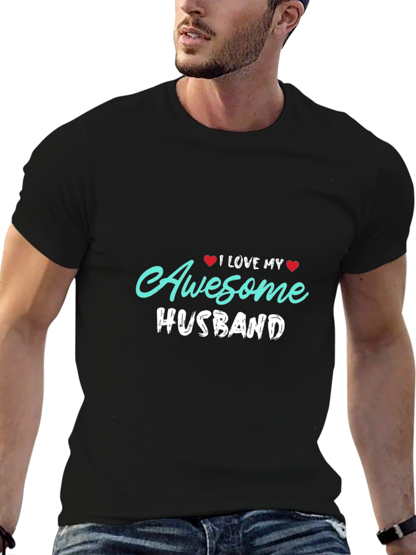 I Love My Awesome Husband Graphic Tee