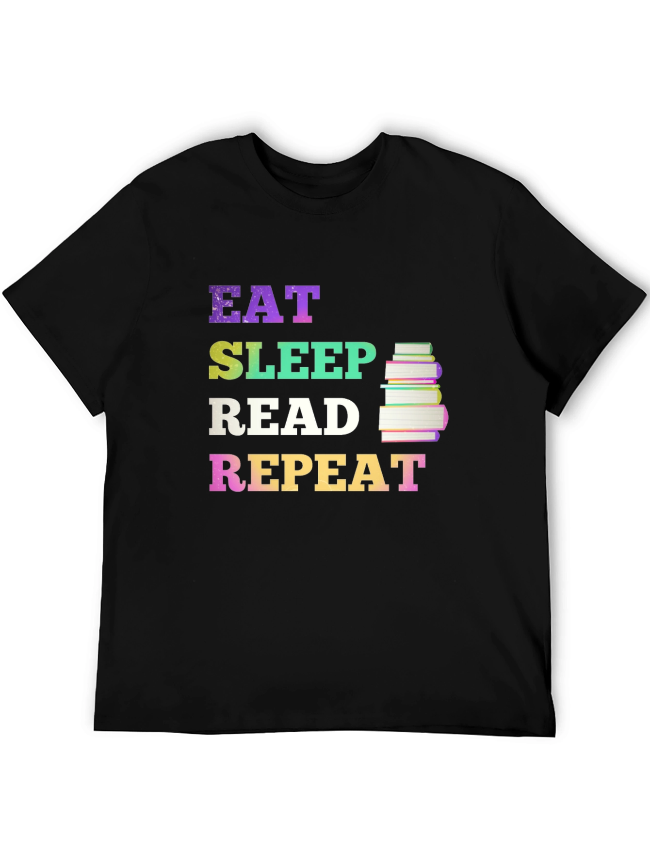 Eat Sleep Read Repeat Graphic Tee