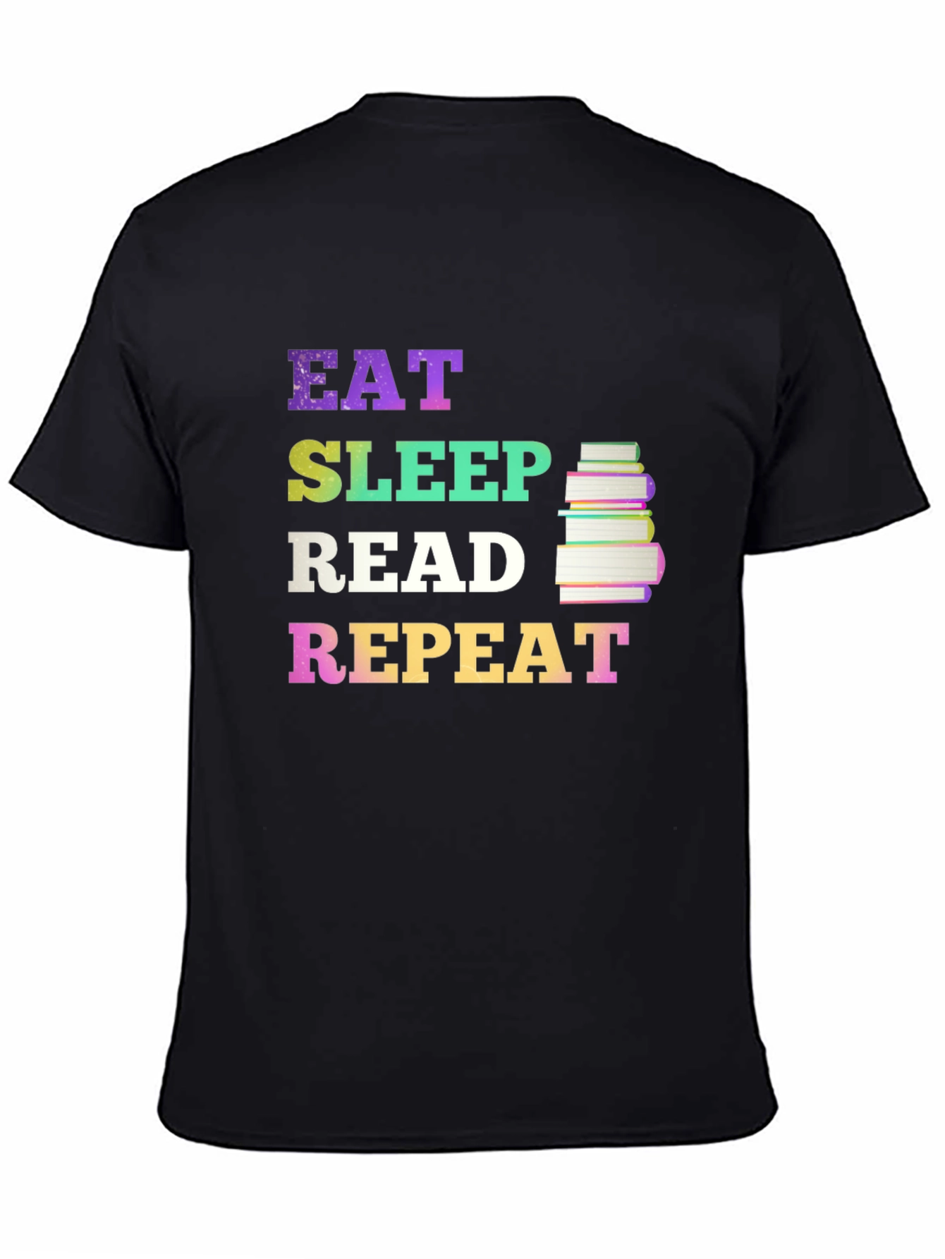 Eat Sleep Read Repeat Graphic Tee