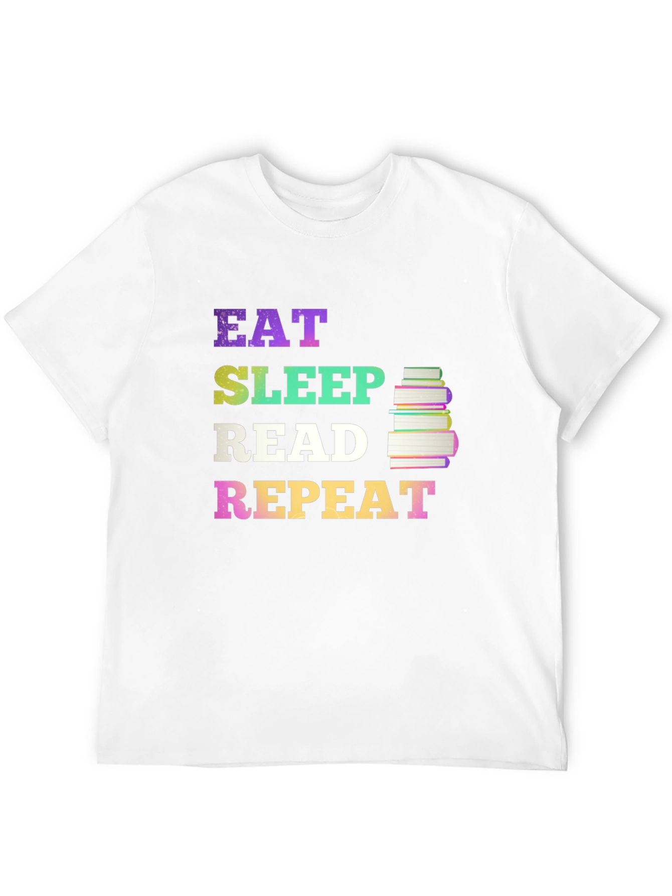 Eat Sleep Read Repeat Graphic Tee