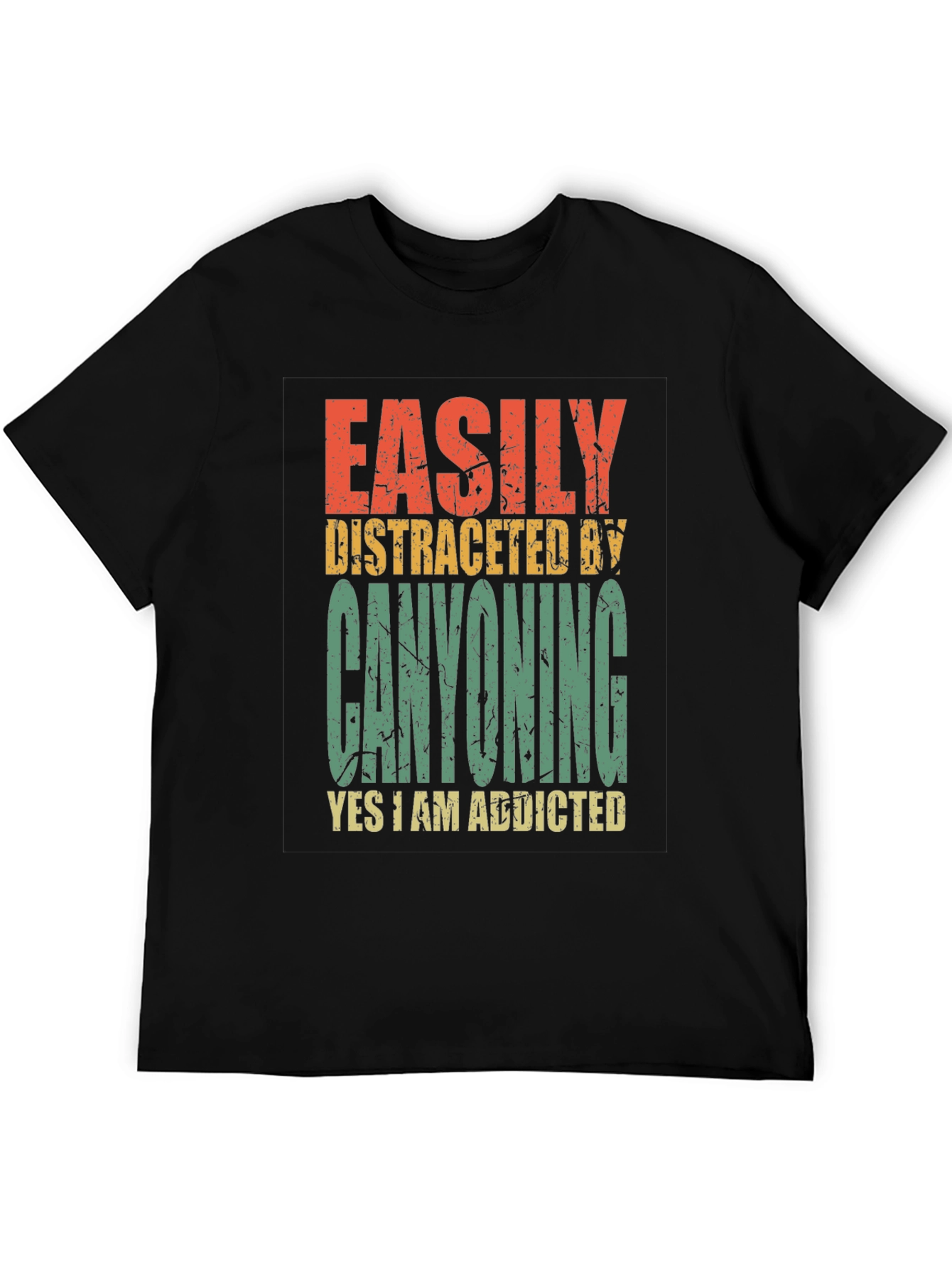 Canyoning Addict T-Shirt - Distracted by Canyoning Tee