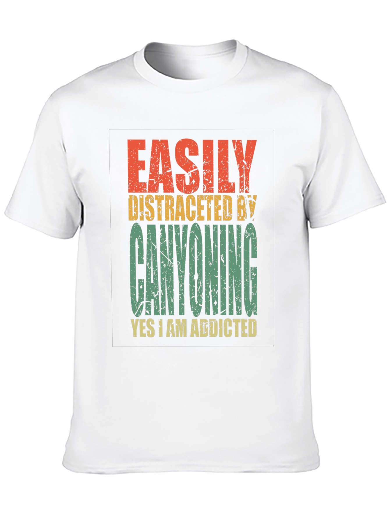 Canyoning Addict T-Shirt - Distracted by Canyoning Tee