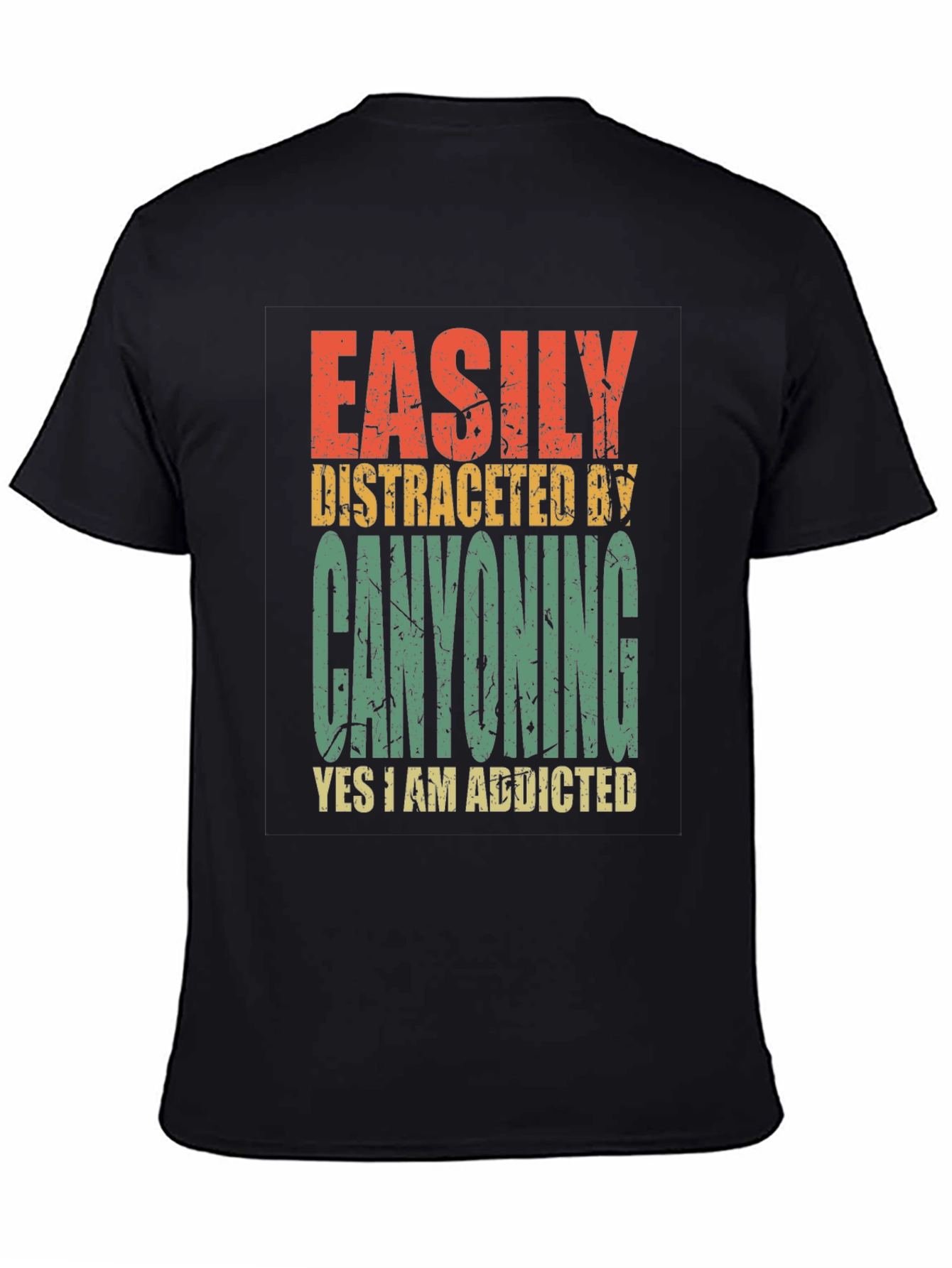 Canyoning Addict T-Shirt - Distracted by Canyoning Tee
