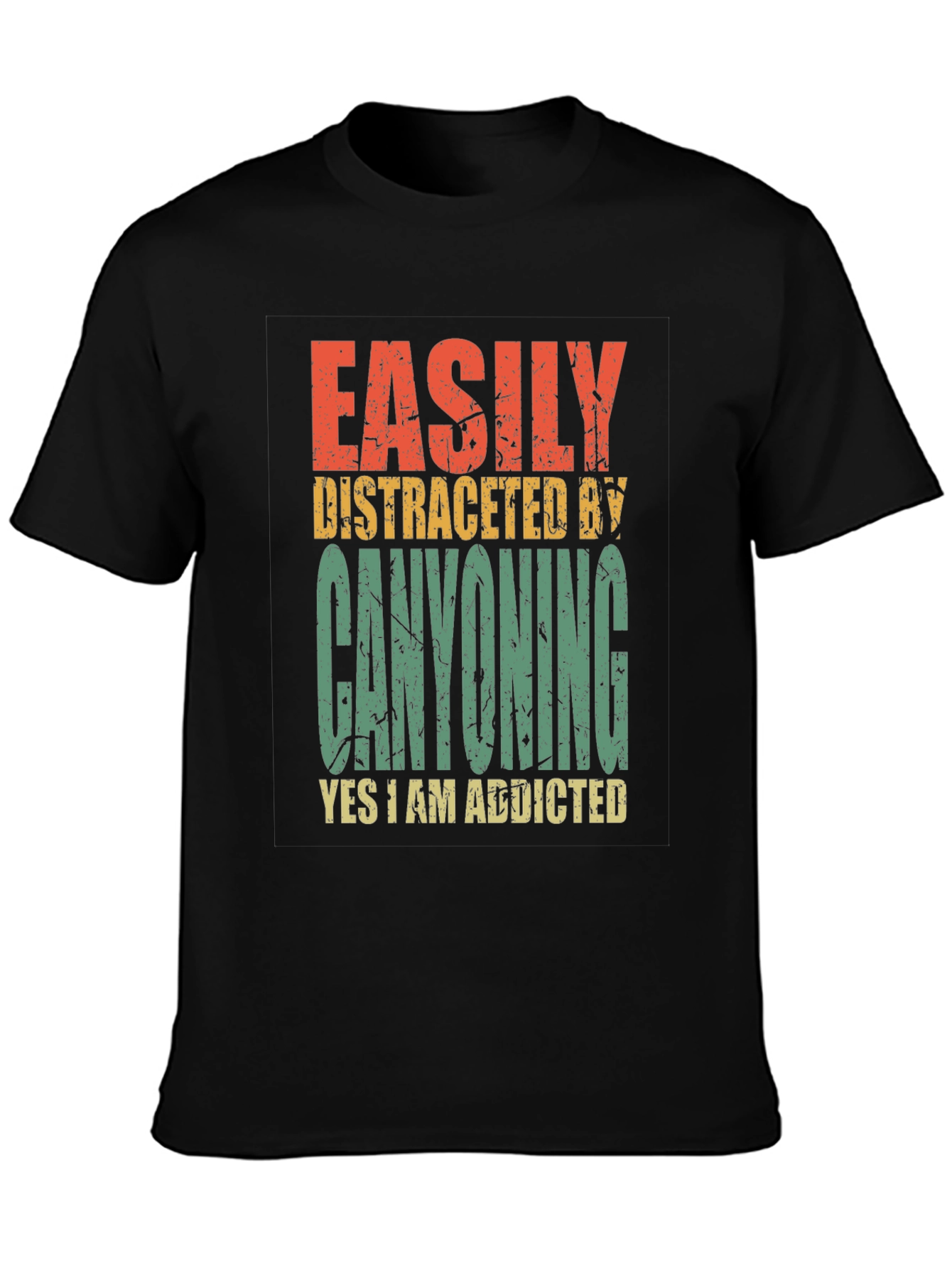 Canyoning Addict T-Shirt - Distracted by Canyoning Tee