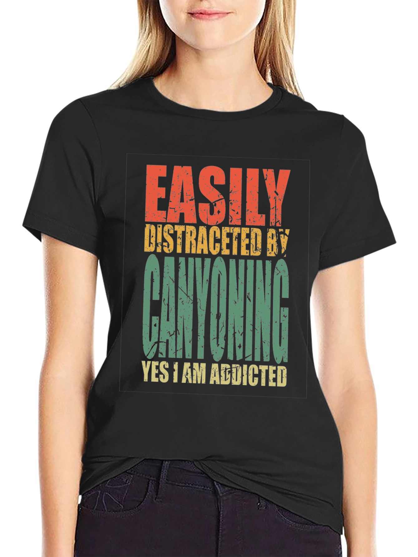 Canyoning Addict T-Shirt - Distracted by Canyoning Tee