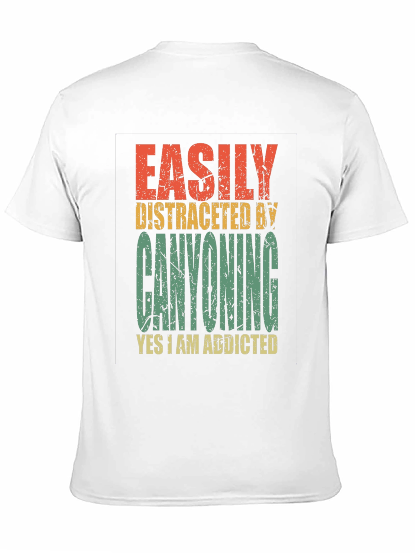 Canyoning Addict T-Shirt - Distracted by Canyoning Tee