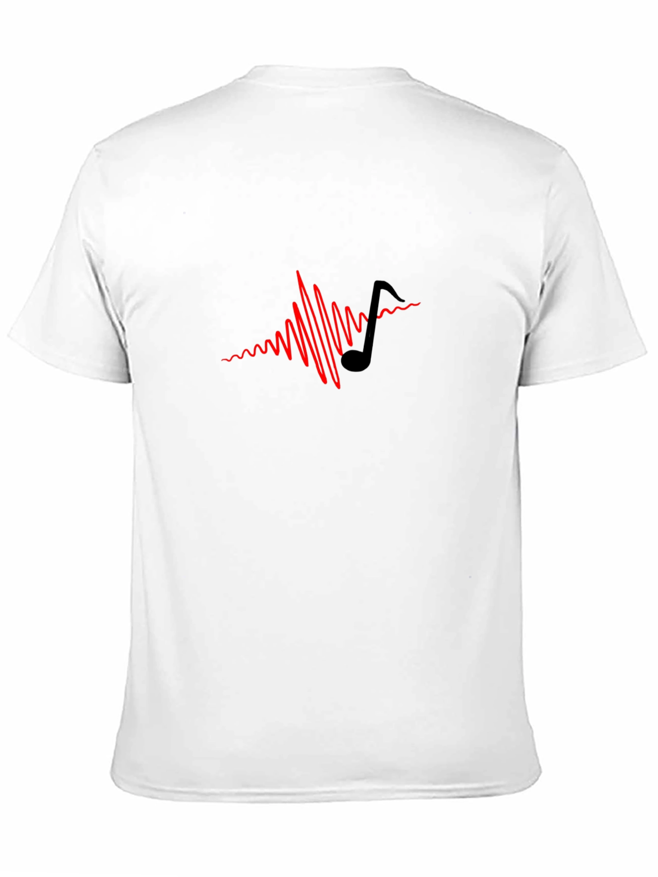 Music Note Graphic Tee - Black T-Shirt
