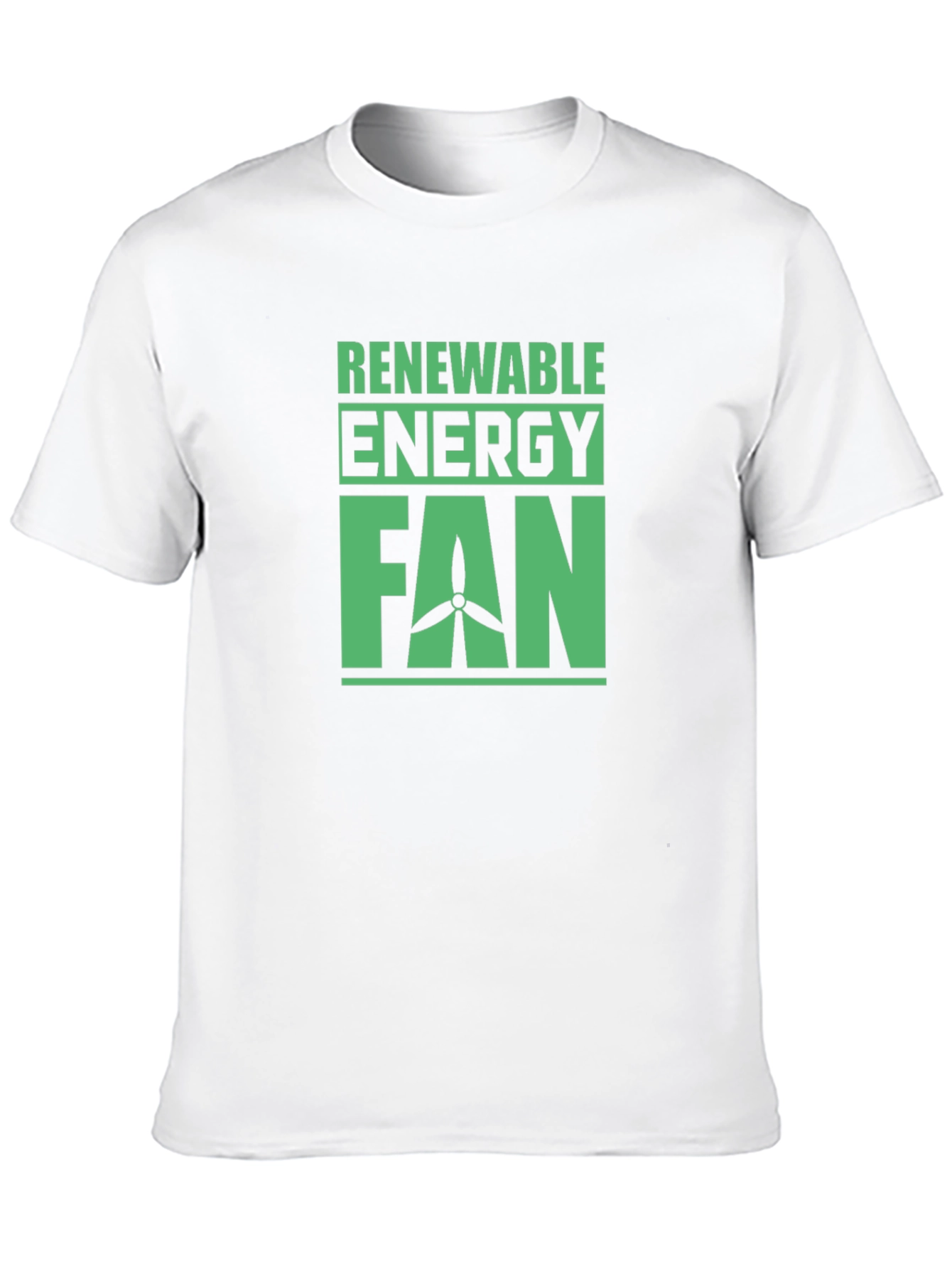 Renewable Energy Fan T-Shirt - Eco-Friendly Design