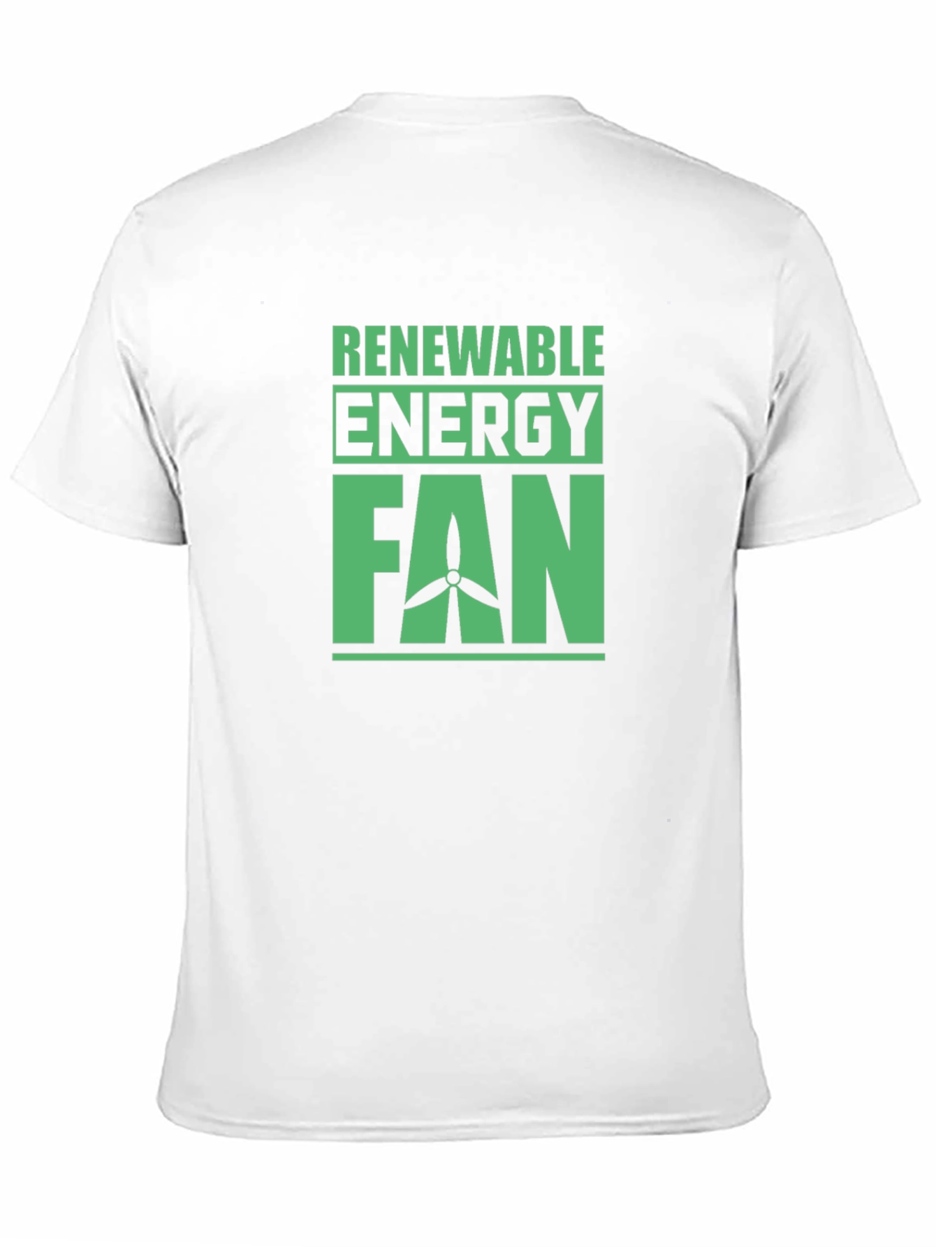 Renewable Energy Fan T-Shirt - Eco-Friendly Design